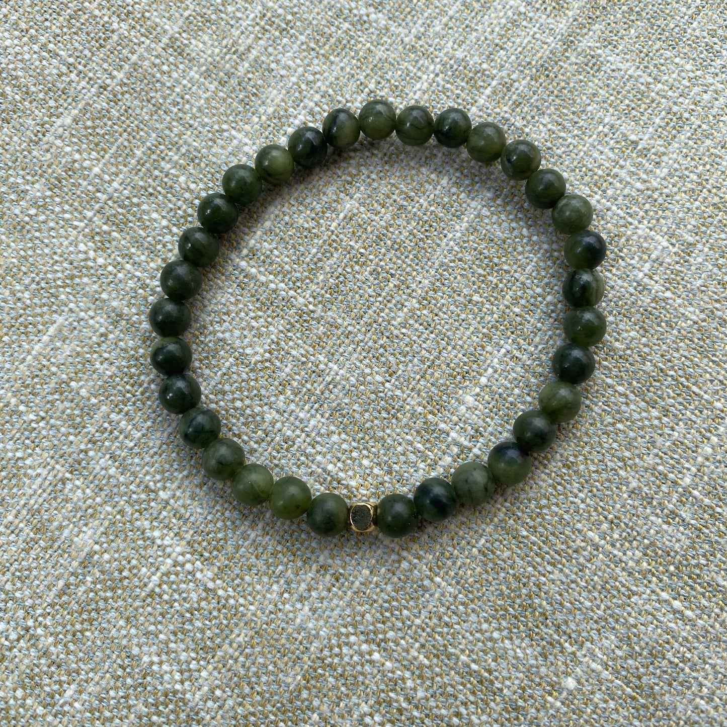 Canadian Jade Stretch Bracelet