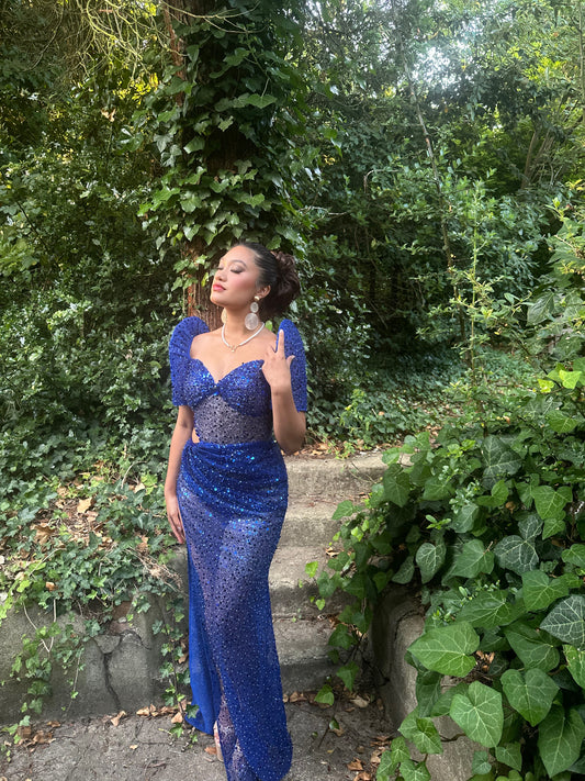 Statement Double Capiz Stud Earrings