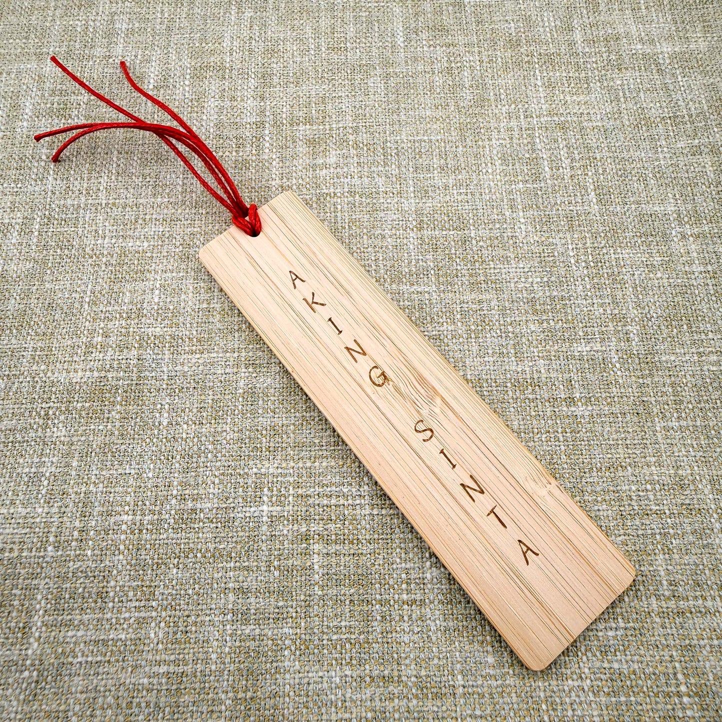 Bamboo Bookmark with Bespoke Baybayin Engraving