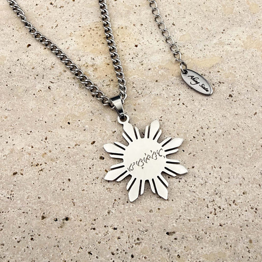 Araw Necklaces with Bespoke Baybayin Engraving