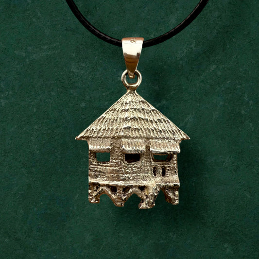 Bahay Kubo Sterling Silver Charm Necklace