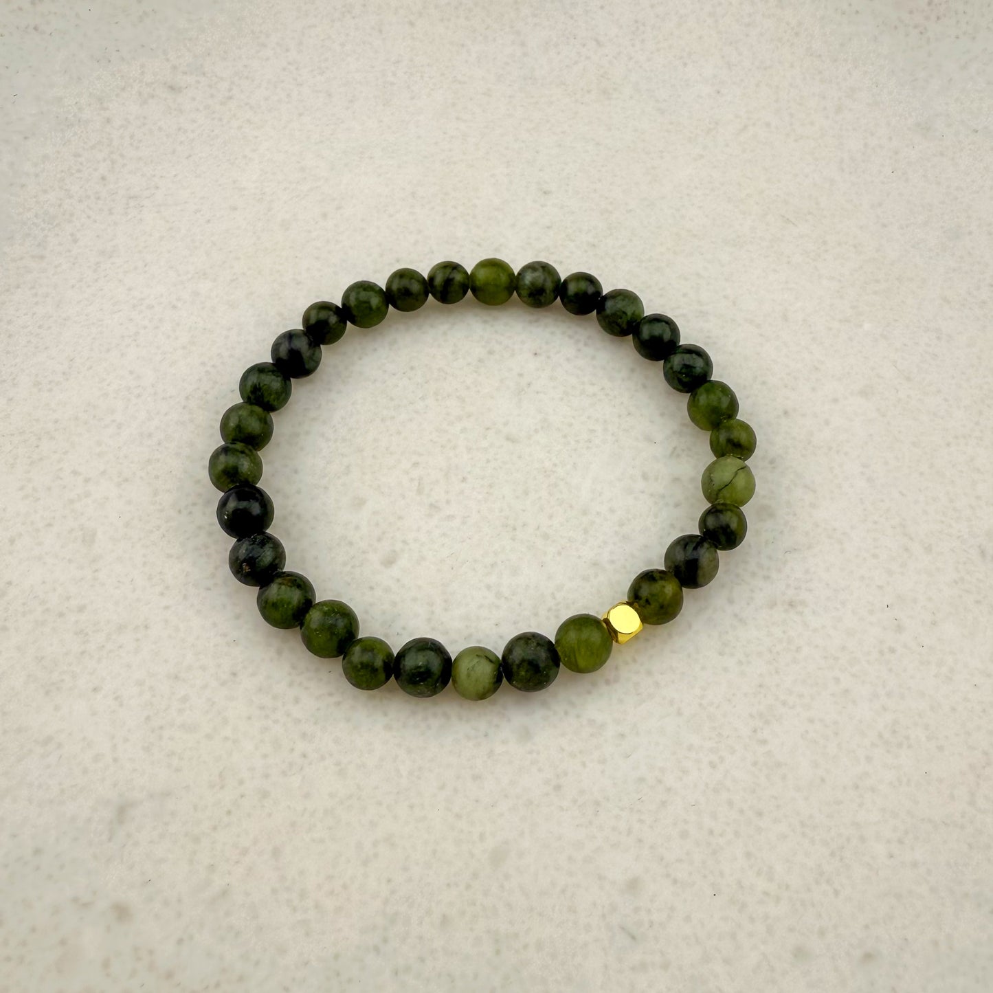 Canadian Jade Stretch Bracelet