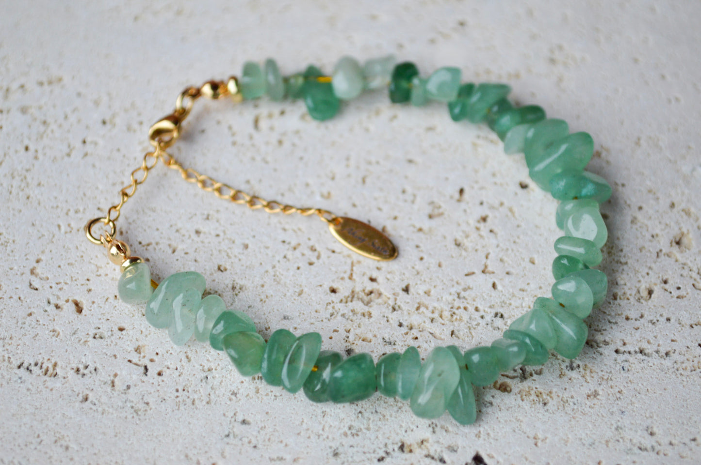 Green Aventurine Nuggets Bracelet