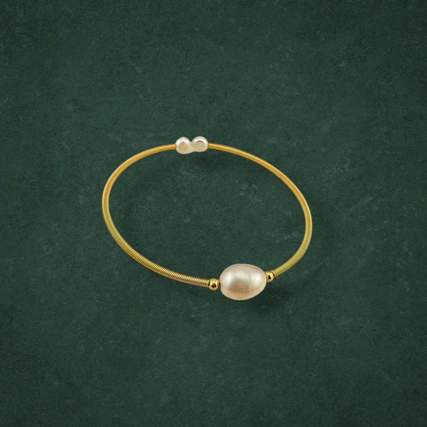 Pearl Open Bangle