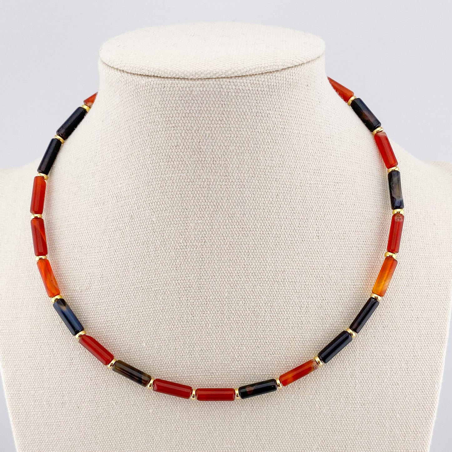 Dream Agate Column Necklace