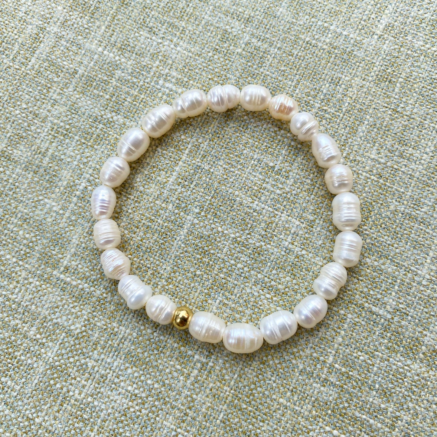 Freshwater Pearl Stretch Bracelet
