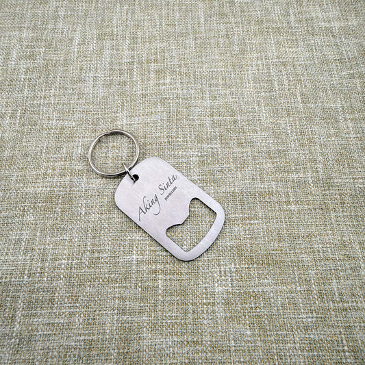 Baybayin-Engraved Bottle Opener Key Ring