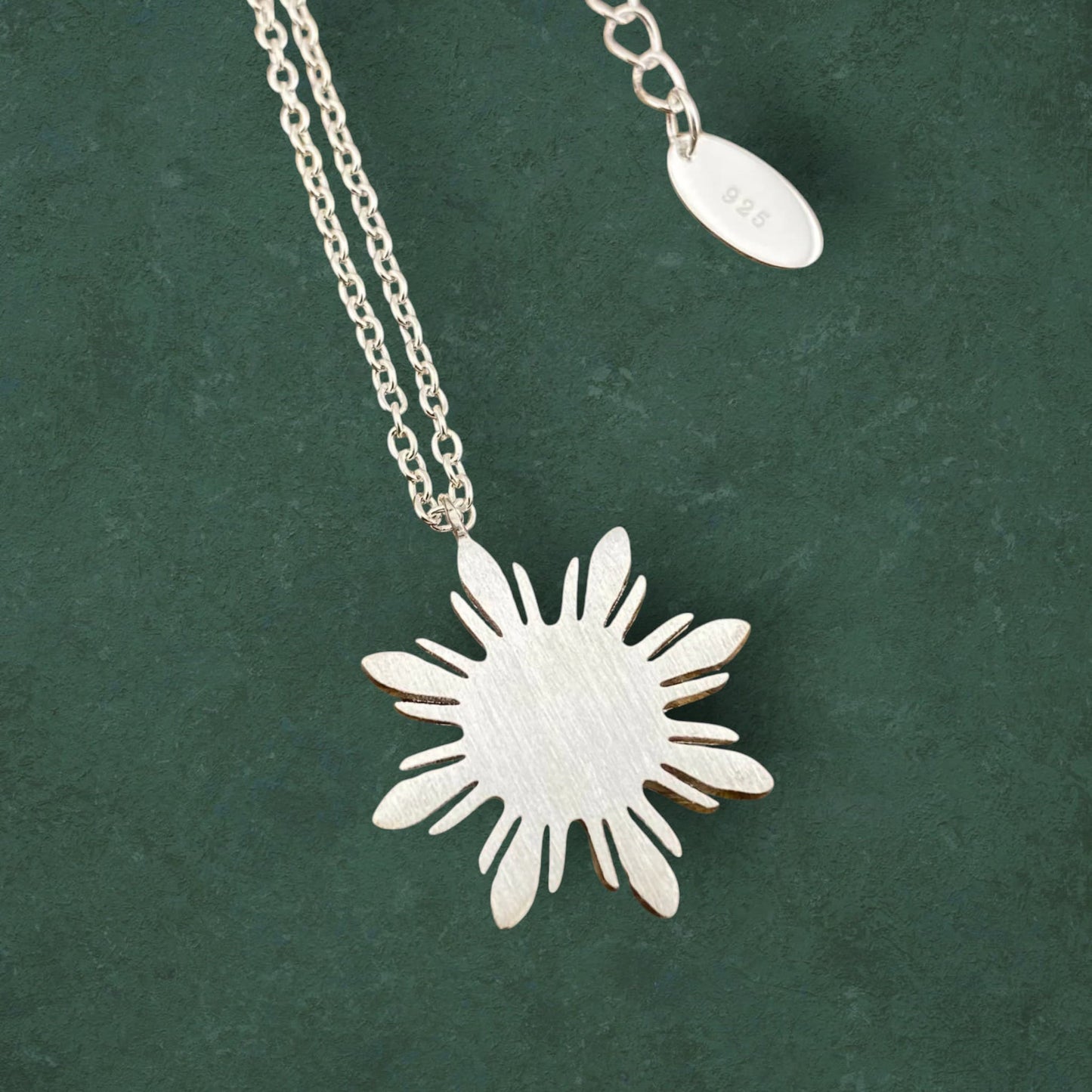 Araw sterling silver necklace with Philippine sun pendant, minimalist Filipino inspired jewelry