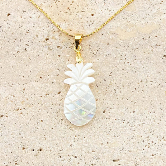 Pineapple Mother of Pearl Necklace