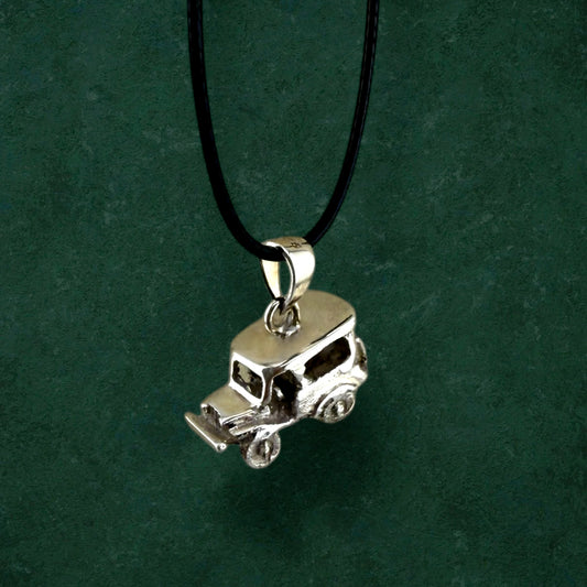 Jeepney Sterling Silver Charm Necklace