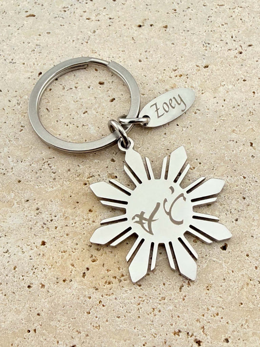 Bespoke Baybayin Engraving on Keyrings