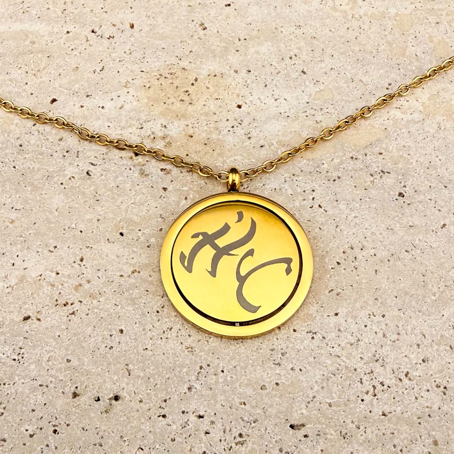 Bespoke Baybayin Engraving on Spinning Coin Necklaces
