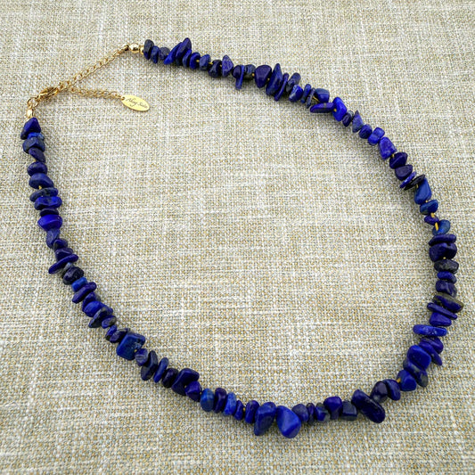 Lapis Lazuli Nugget Necklace