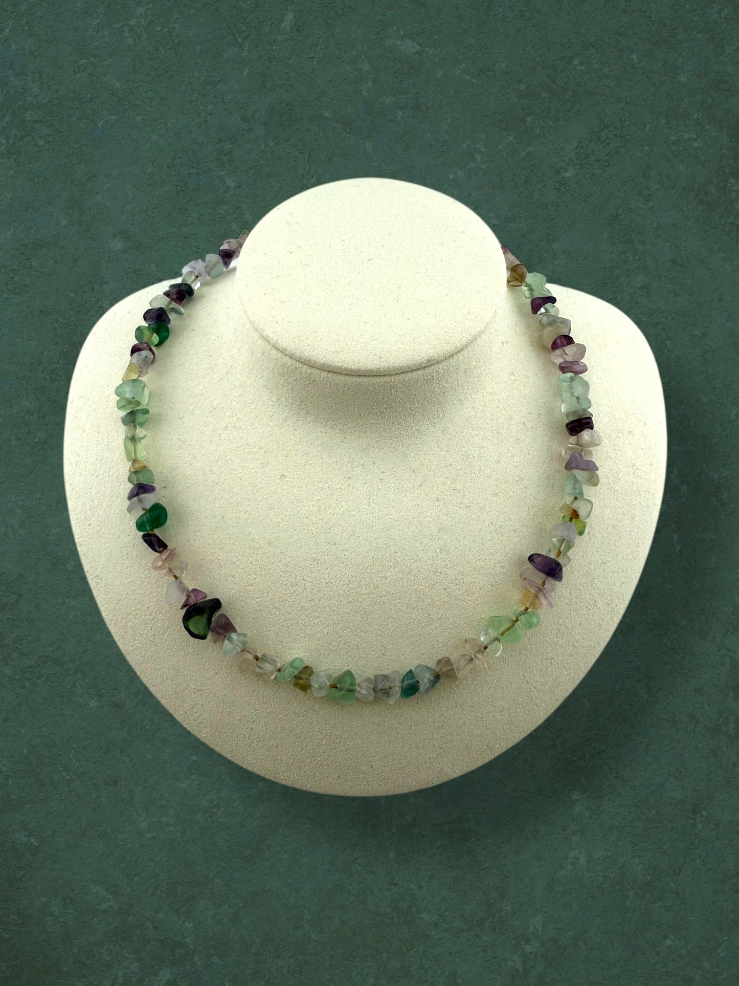 Fluorite Nugget Necklace