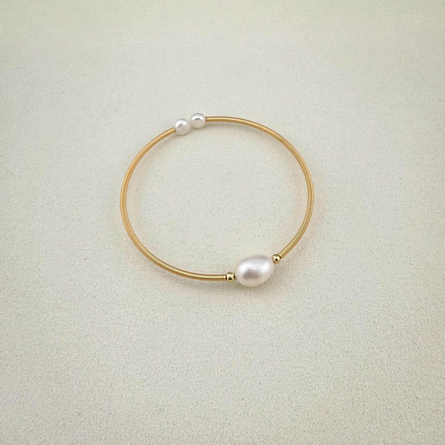 Pearl Open Bangle