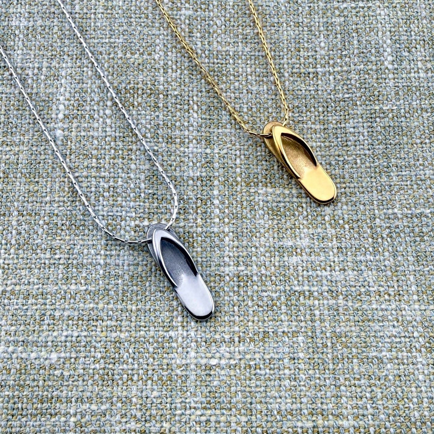 Tsinelas “Flip Flop” Charm Necklace