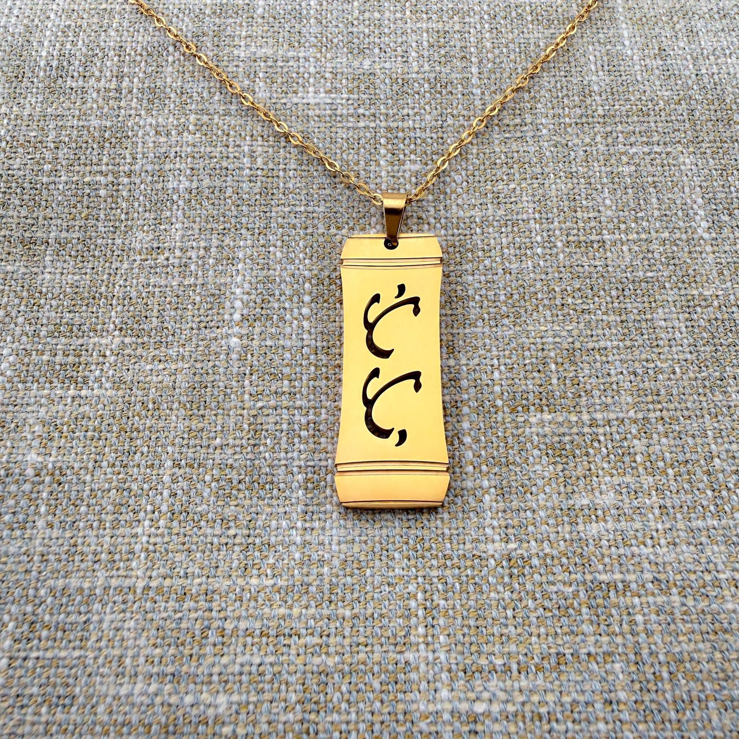 TITO “Uncle” Baybayin Bamboo Pendant Necklace