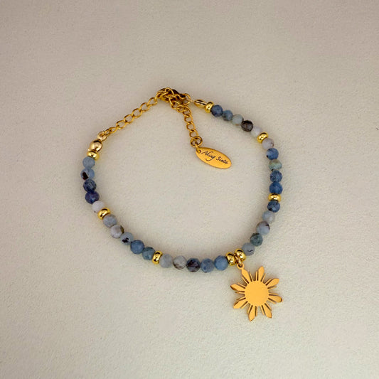 Dirty Aquamarine Bracelet