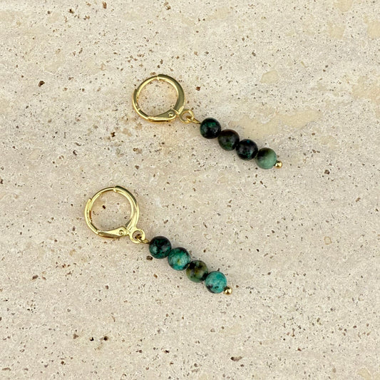 African Turquoise Huggies