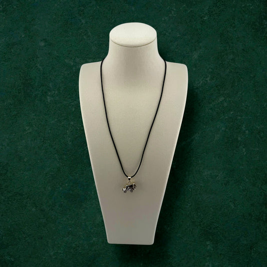 Jeepney Sterling Silver Charm Necklace