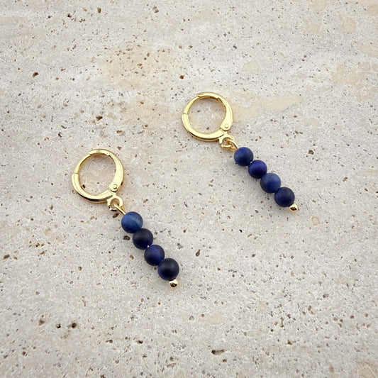 Blue Tiger Eye Huggies