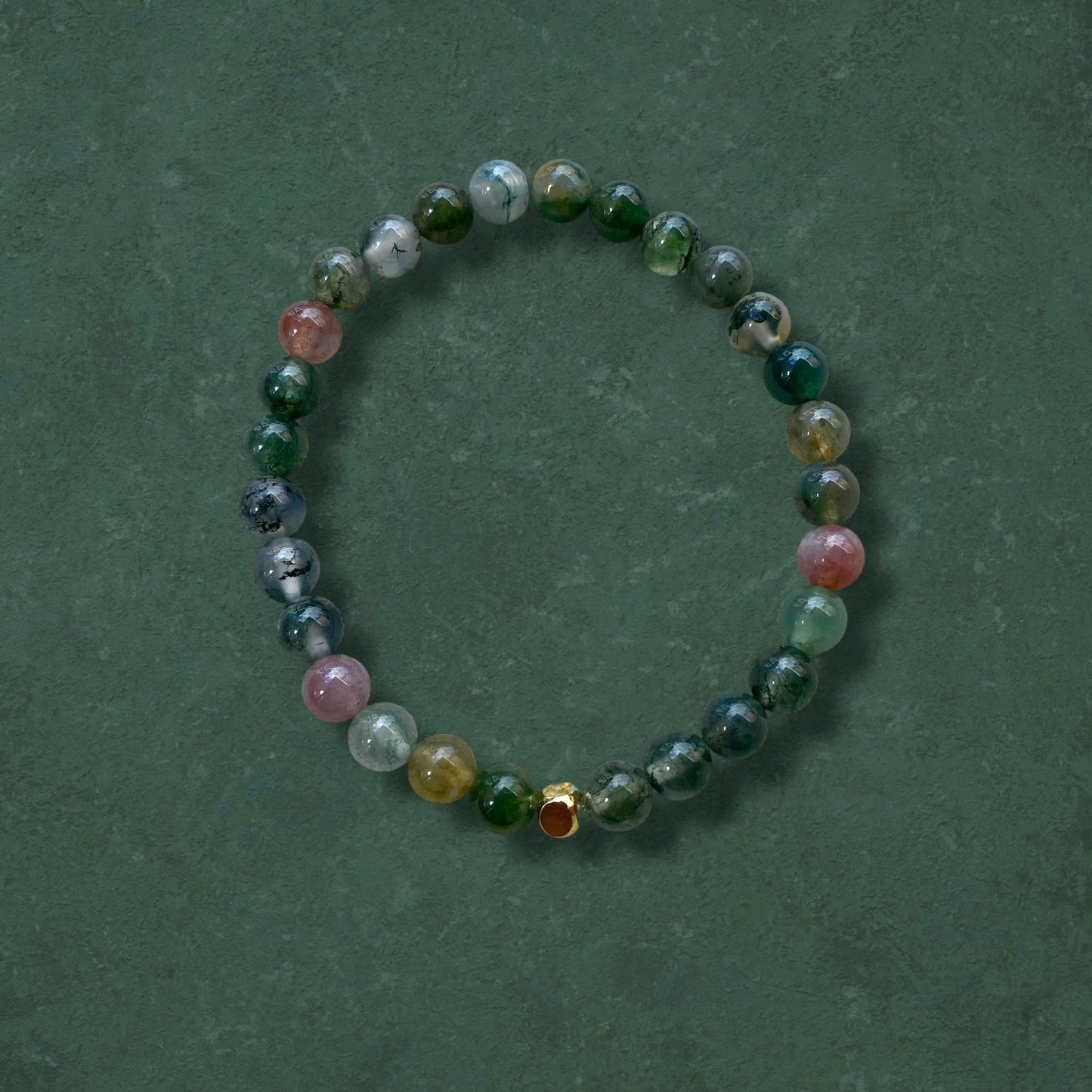 Indian Agate Stretch Bracelet