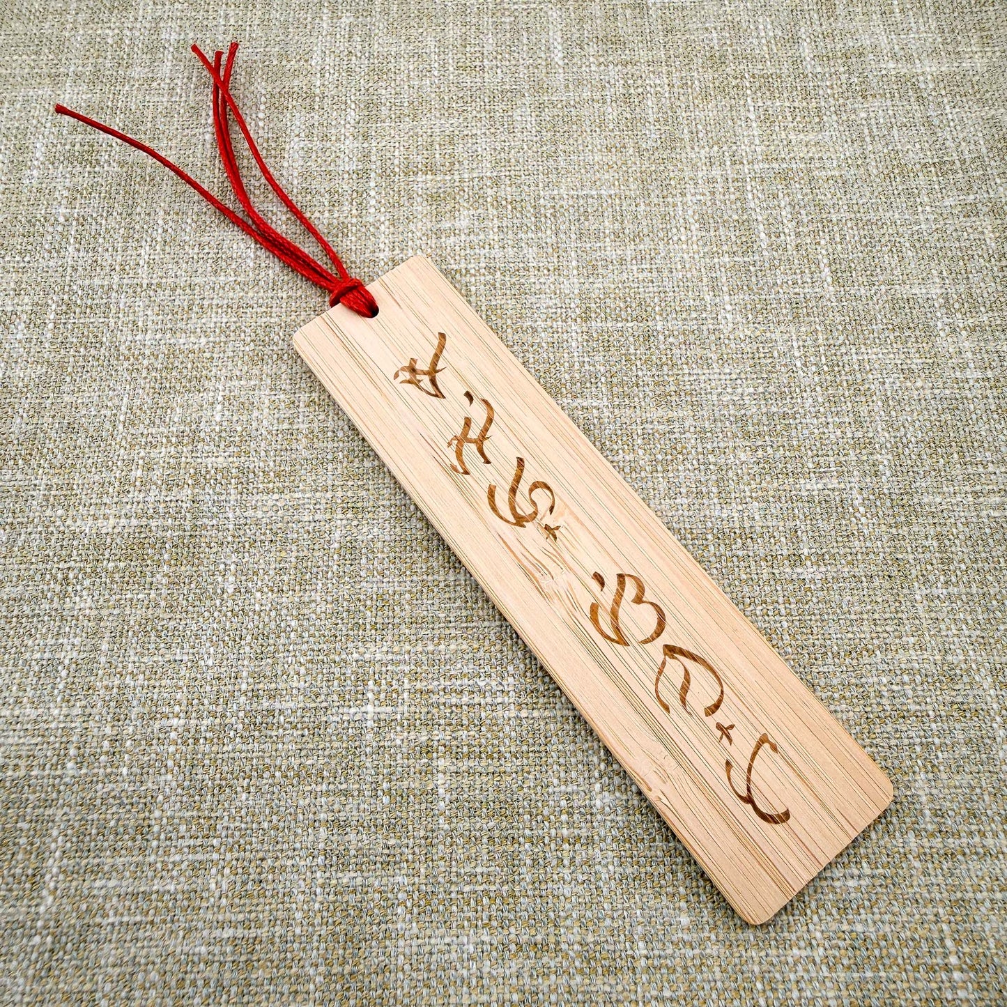 Bamboo Bookmark with Bespoke Baybayin Engraving