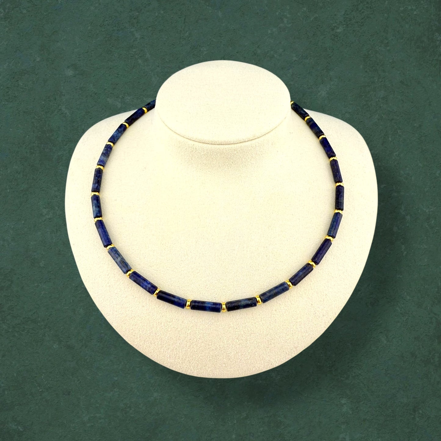 Lapis Lazuli Column Necklace