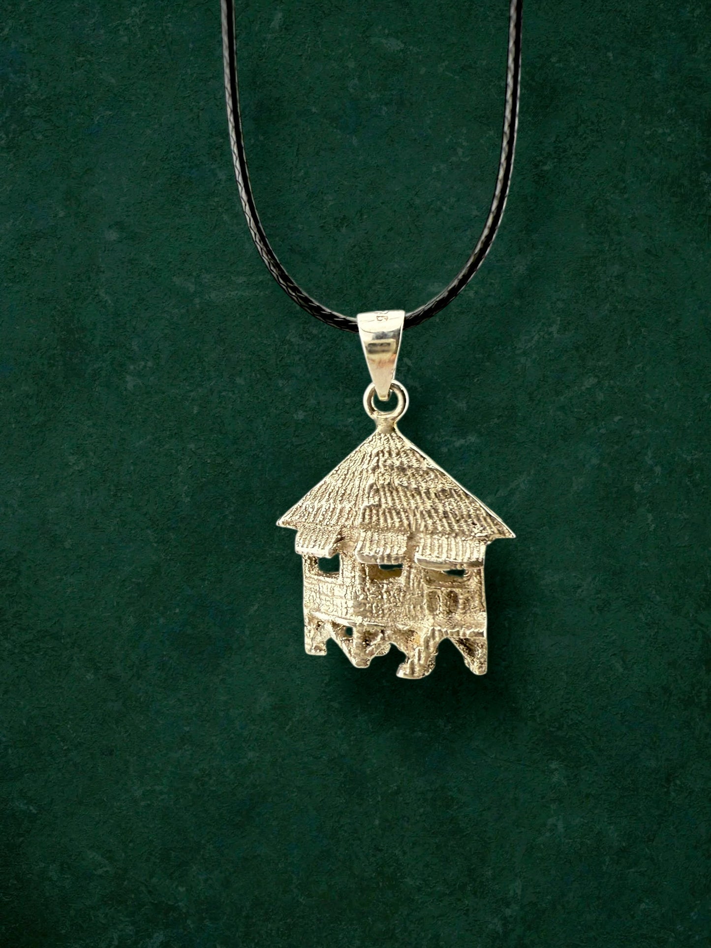 Bahay Kubo Sterling Silver Charm Necklace