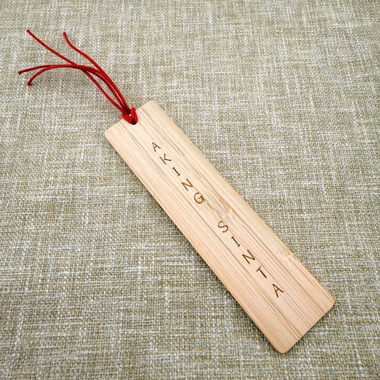 Bamboo Bookmark with Bespoke Baybayin Engraving