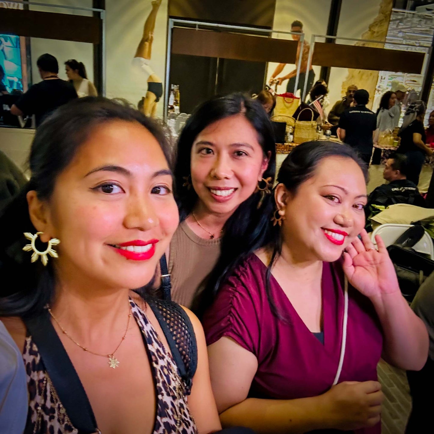 Araw Statement Hoop Earrings