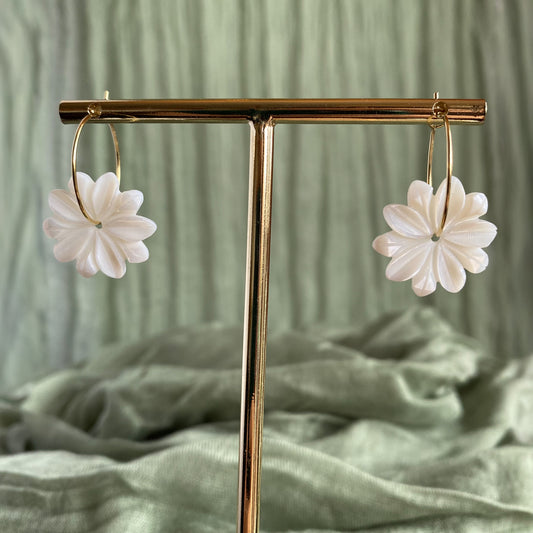 Floating Sampaguita Earrings