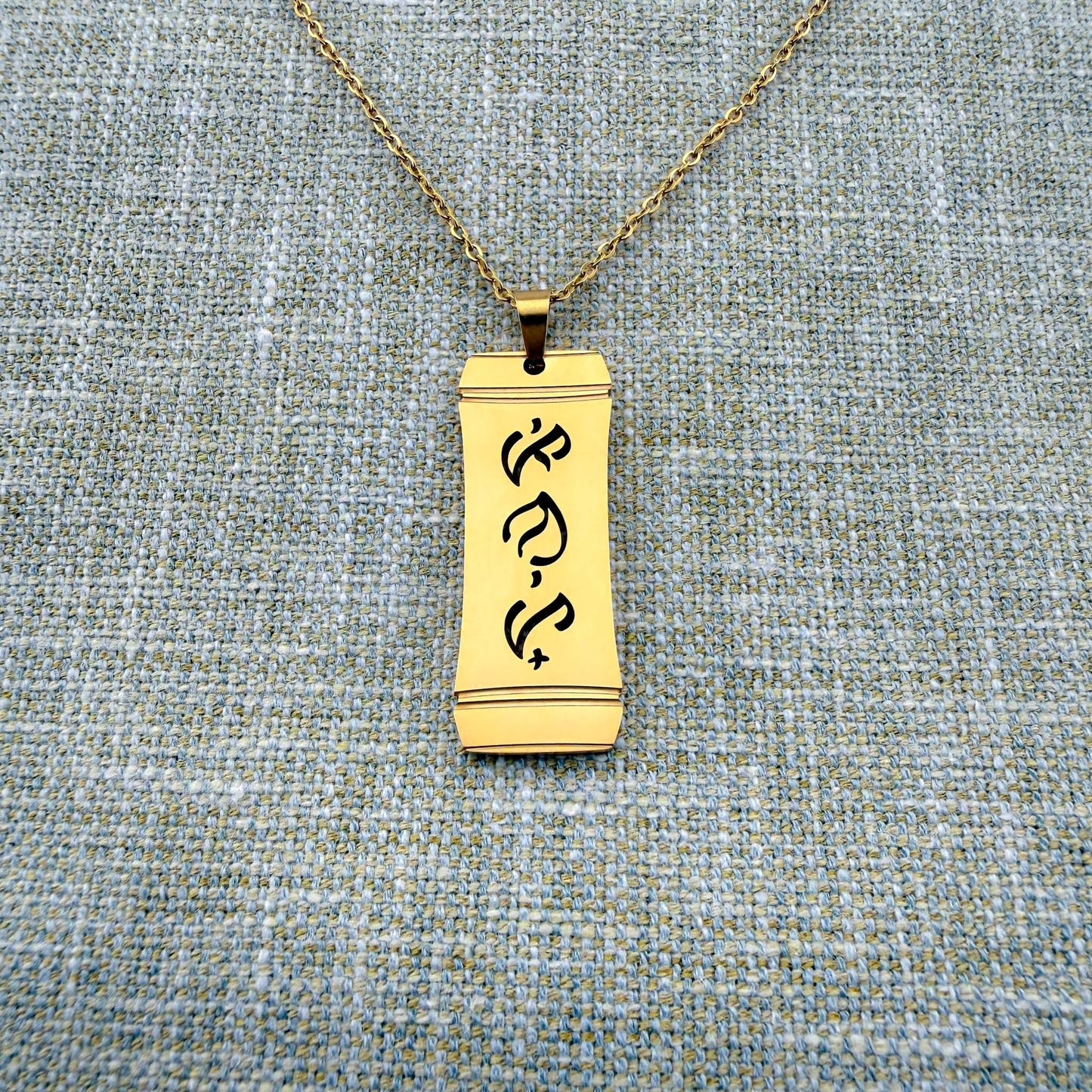 PINOY “Filipino” Baybayin Bamboo Pendant Necklace