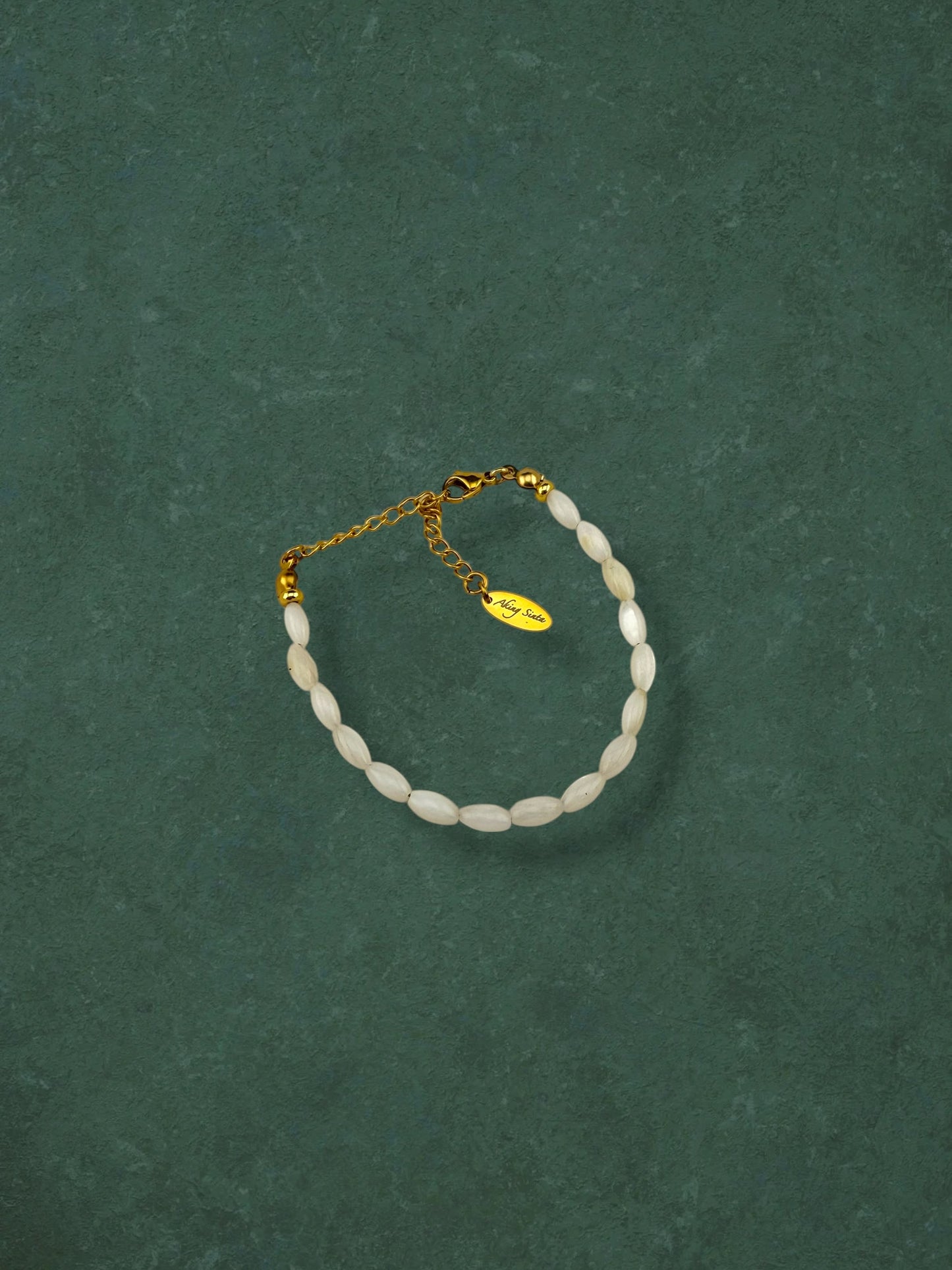 Mother of Pearl Rice Bracelet