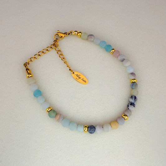 Flower Amazonite Bracelet