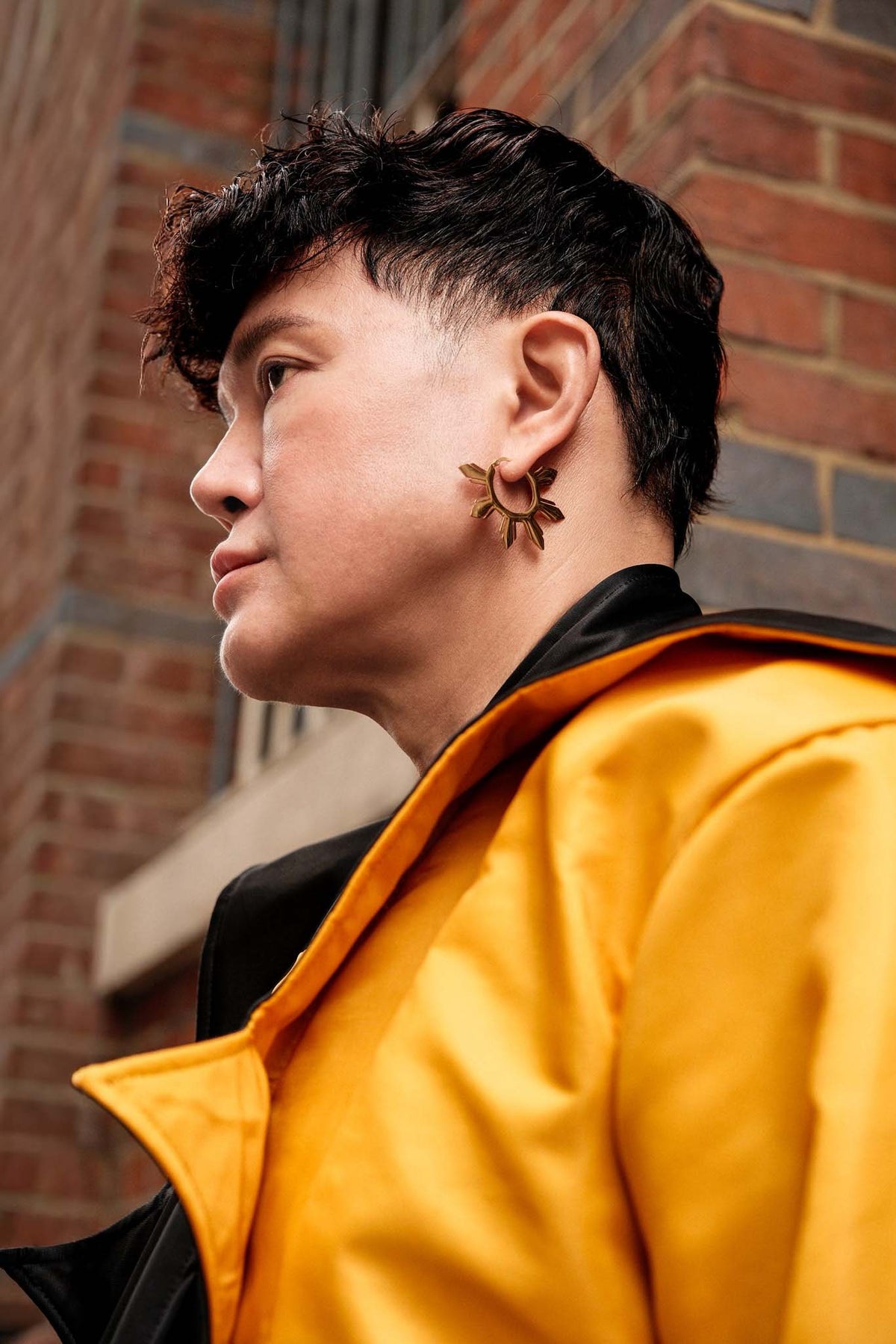 Araw Statement Hoop Earrings