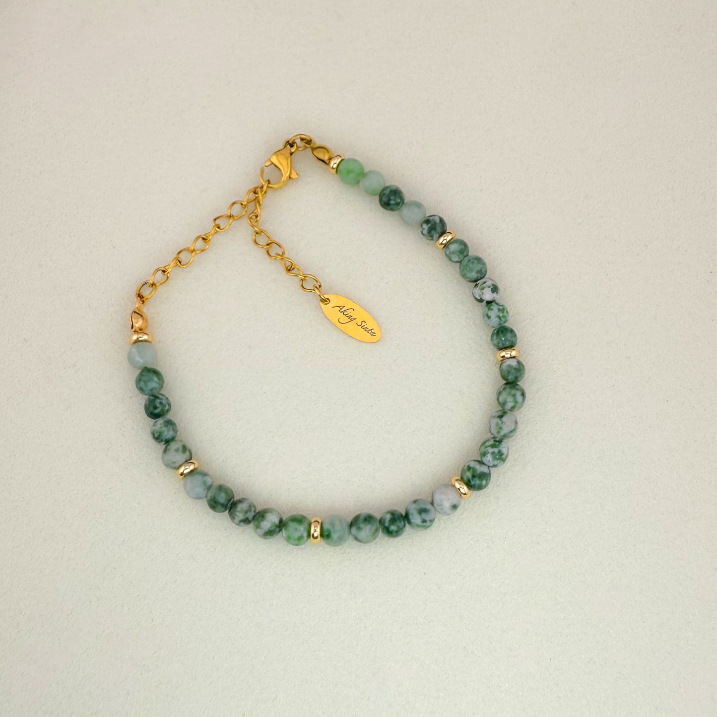 Green Spot Jasper Bracelet