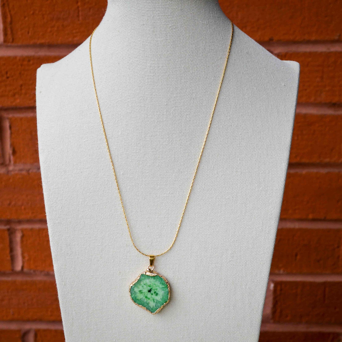 Natural Druzy Agate Necklace
