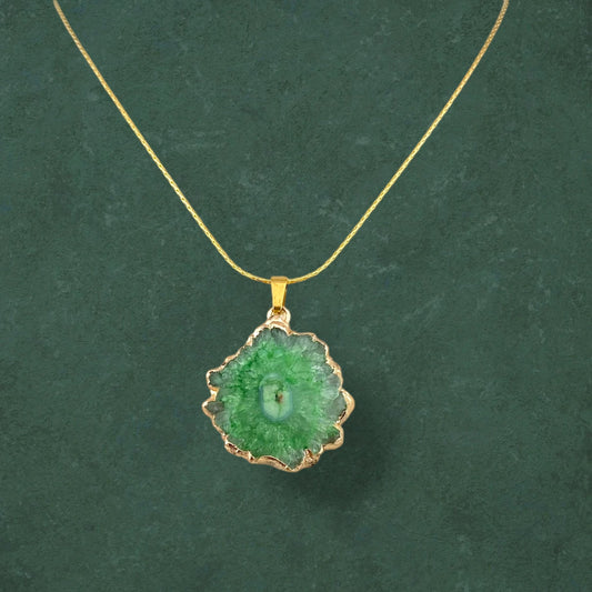 Natural Druzy Agate Necklace