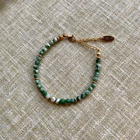 Green Spot Jasper Bracelet