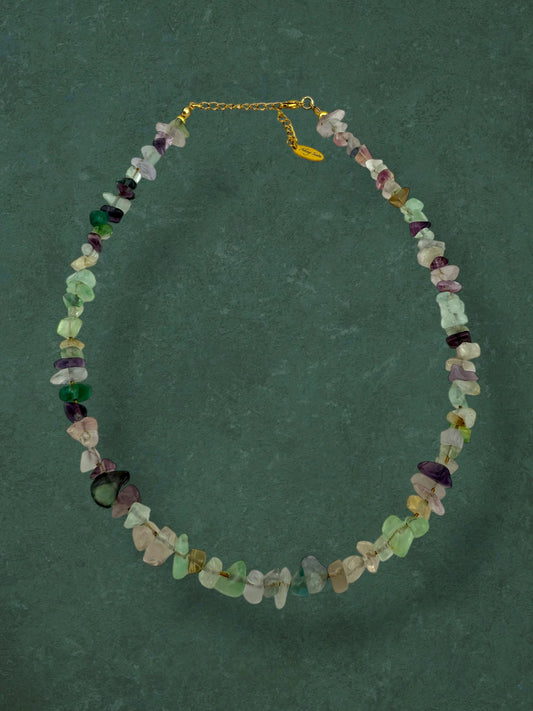 Fluorite Nugget Necklace