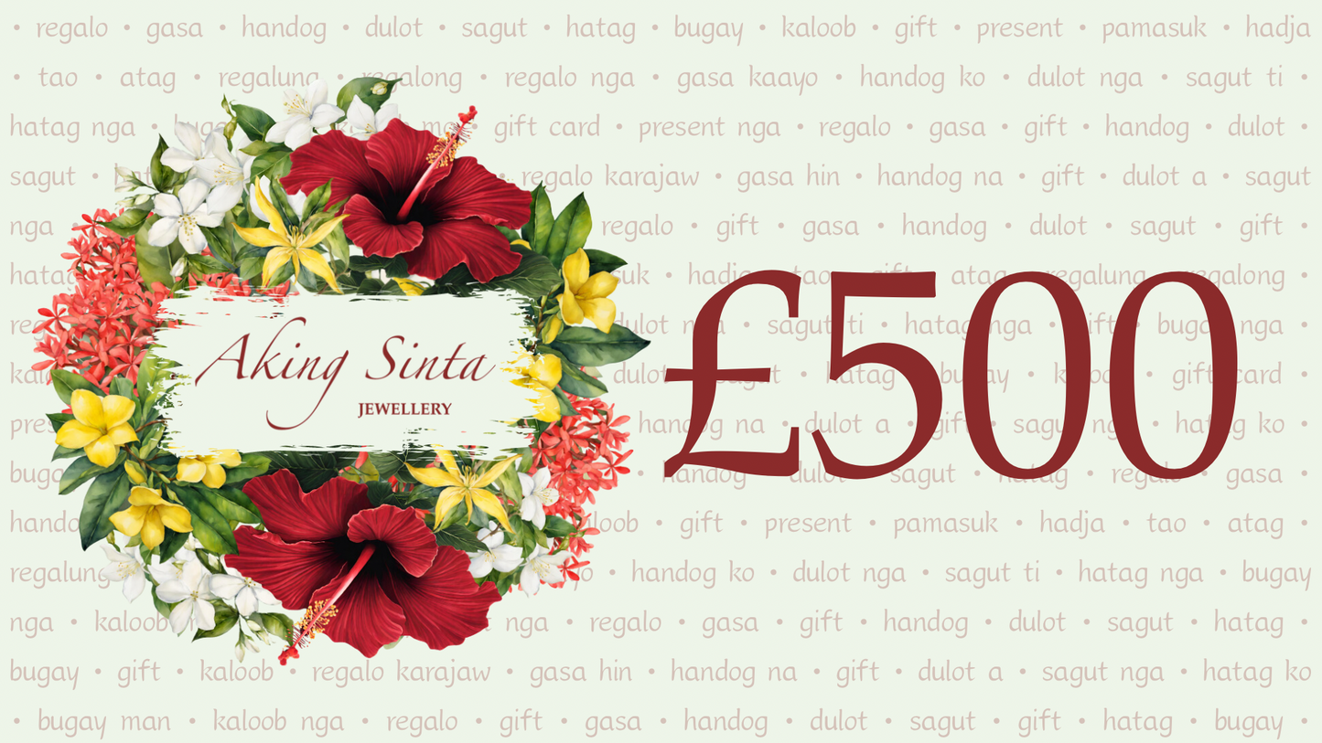 Aking Sinta Jewellery Digital Gift Voucher