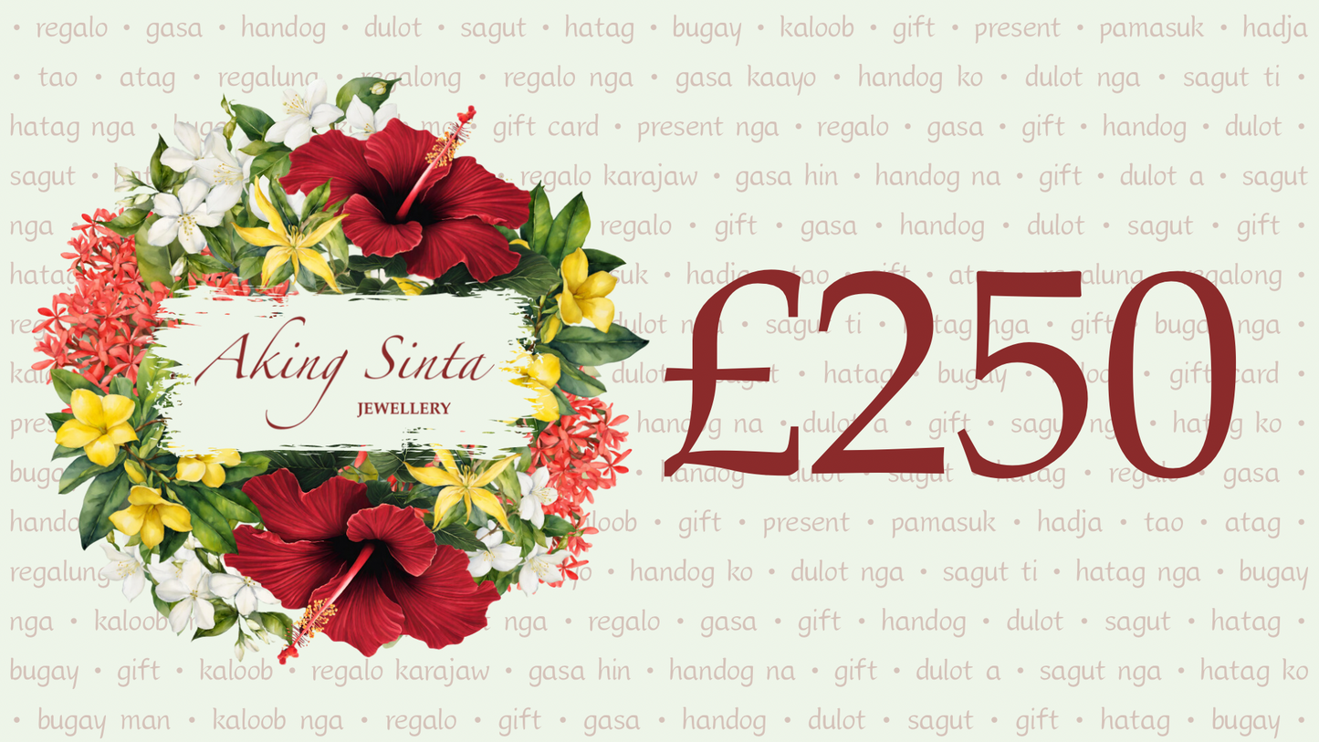 Aking Sinta Jewellery Digital Gift Voucher
