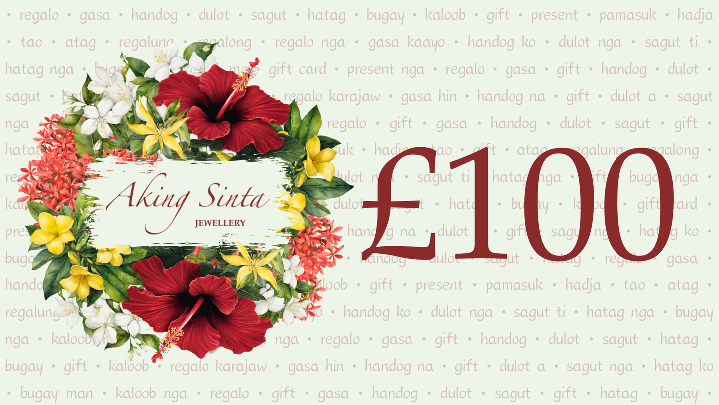 Aking Sinta Jewellery Digital Gift Voucher