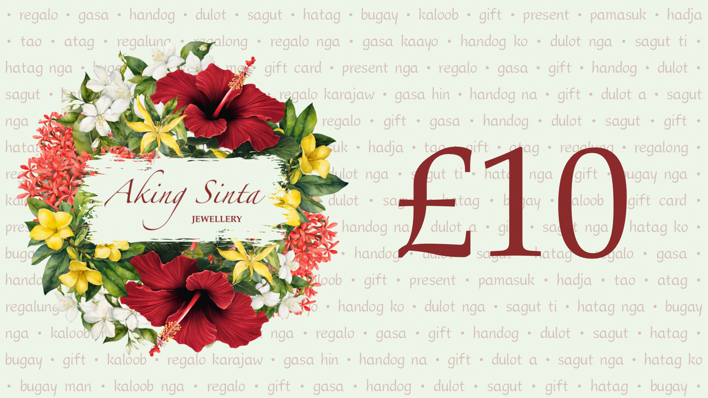 Aking Sinta Jewellery Digital Gift Voucher