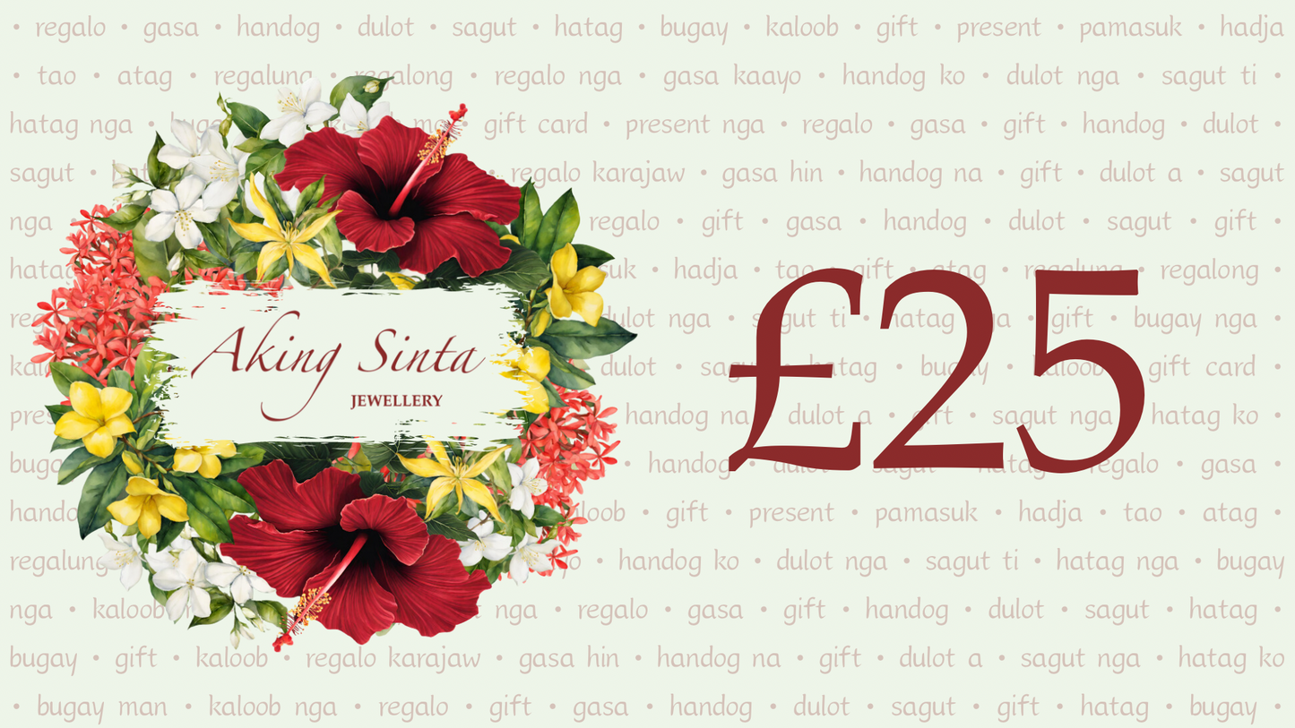 Aking Sinta Jewellery Digital Gift Voucher