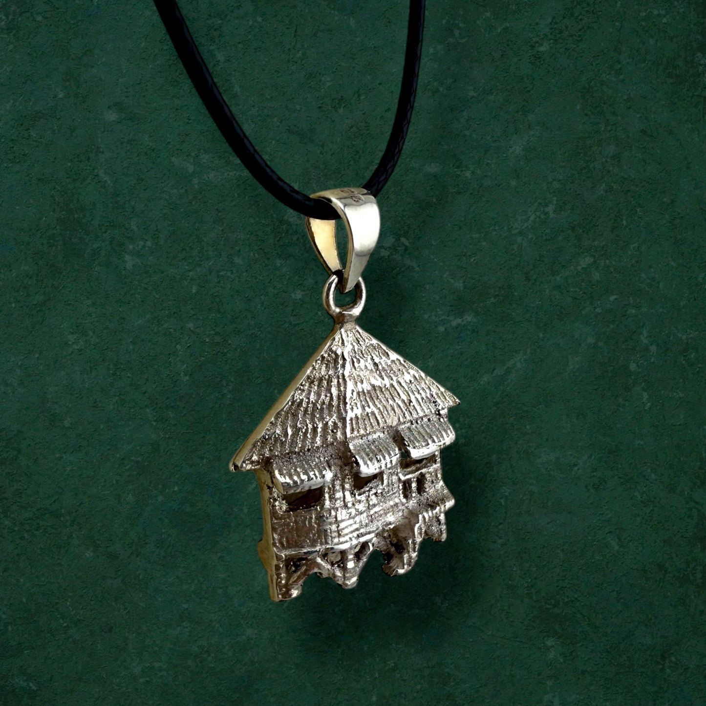 Bahay Kubo Sterling Silver Charm Necklace