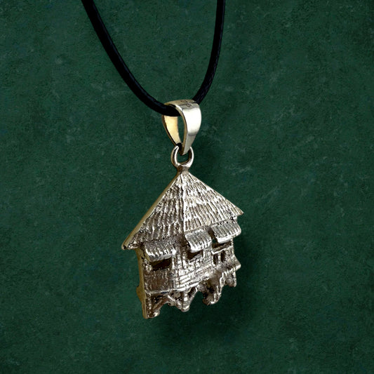 Bahay Kubo Sterling Silver Charm Necklace