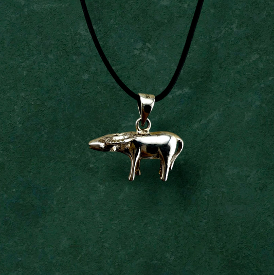 Kalabaw Sterling Silver Charm Necklace