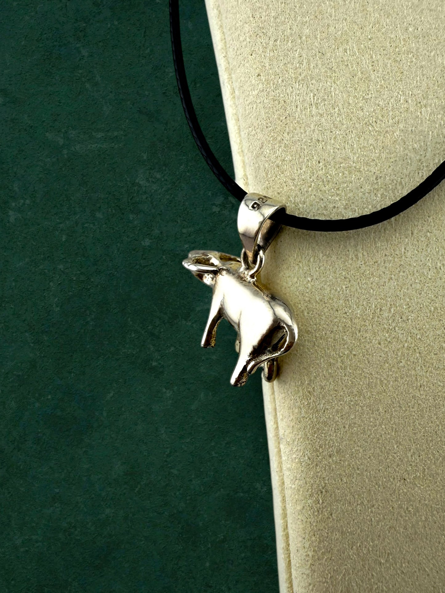 Kalabaw Sterling Silver Charm Necklace